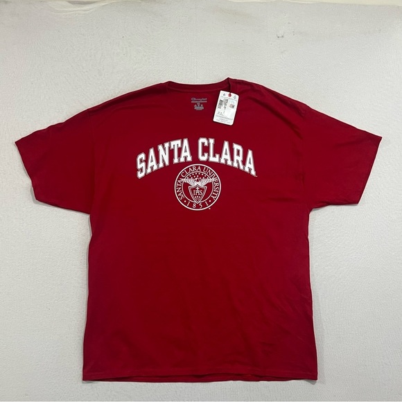 Champion Other - Champions Men Red Tee Shirt Santa Clara Authentic Athleticwear Size XXL